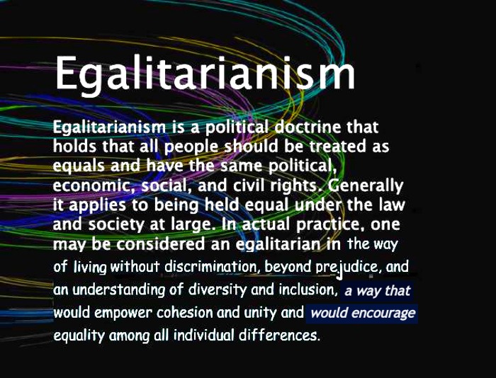 Egalitarianism