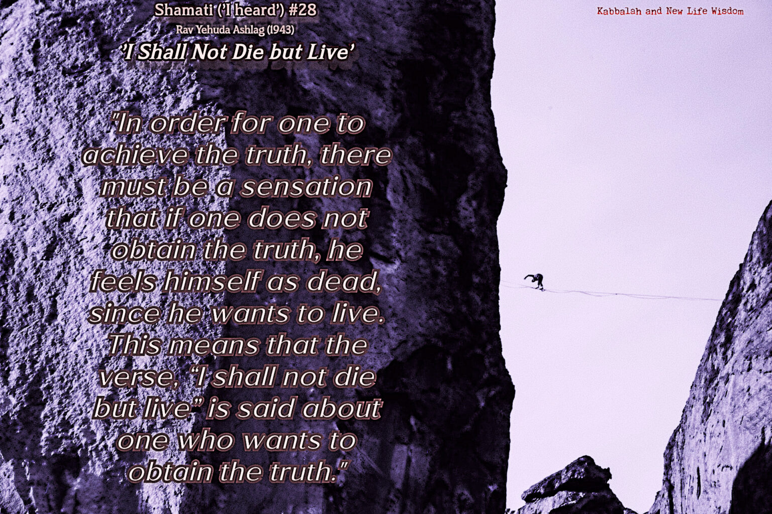 truth is satisfying