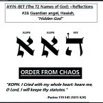 hidden god haaiah 72 names
