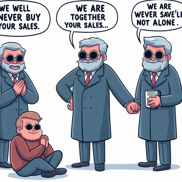 Never alone buy or sell WE