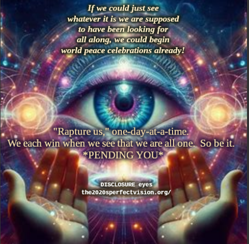 Rapture us rumors of peace 2020s